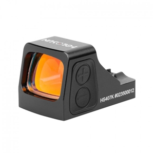 HOLOSUN OPEN REFLEX SIGHT - BLACK, 6 MOA RED DOT, ALUMINUM