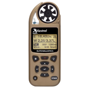 KESTREL 5700X Elite Weather Meter w/Applied Ballistics w/LiNK Berry Compliant Desert Tan