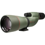 KOWA TSN 77mm Straight Spotting Scope (Green Rubber Armor) (Prominar XD Lens) with Kowa 25-60X Eyepiece Works Package