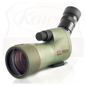 KOWA TSN 55mm (Green Rubber Armor) Prominar Compact Angled Spotting Scope (Incl 15-45X Eye Piece & Scope Cover)