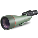 KOWA TSN 99mm Straight Spotting Scope (Green Rubber Armor) Body (Prominar Pure Flourite Lens) & TE-11WZ II 30-70x Wide Angle, Zoom Eyepiece