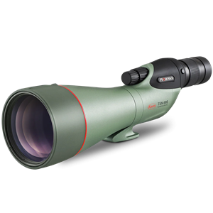 KOWA TSN 99mm Straight Spotting Scope (Green Rubber Armor) Body (Prominar Pure Flourite Lens) & TE-11WZ II 30-70x Wide Angle, Zoom Eyepiece