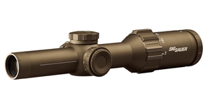 TANGO6T SCOPE 1-6X24MM, 30MM, SFP, FL-6 HELLFIRE ILLUM RETICLE, 0.2 MRAD, CAPPED TURRET, FDE, SVPS