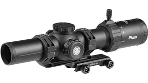 SIG SAUER TANGO MSR SCOPE, 1-10X26MM, 34MM, FFP, ILLUMINATED MSR BDC10 RETICLE, 0.5 MOA CAPPED, BLACK W/ 1.535 MSR-MOUNT