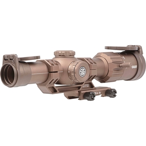 SIG SAUER TANGO MSR SCOPE, 1-6X24MM, 30MM, SFP, ILLUMINATED MSR BDC6 RETICLE, 0.5 MOA, CAPPED, COYOTE W/ 1.535 MOUNT