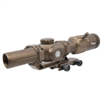 SIG SAUER TANGO MSR SCOPE, 1-8X24MM, 30MM, SFP, ILLUMINATED MSR BDC8 RETICLE, 0.5 MOA CAPPED, COYOTE W/ 1.535 MOUNT