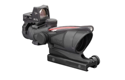 Trijicon ACOG 4x32 Scope, Dual Illuminated Red Crosshair .223 Ballistic Reticle, 3.25 MOA RMR Sight