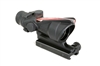 TRIJICON ACOG 4x32mm Dual Illuminated Red Chevron .223 Ballistic Reticle with TA51 Flat Top Adapter