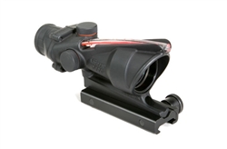 TRIJICON ACOG 4x32mm Dual Illuminated Red Chevron .223 Ballistic Reticle with TA51 Flat Top Adapter