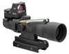 TRIJICON Compact ACOG 3x30mm Dual Illumination Green Horseshoe Dot .223 Ballistic Reticle with TA60 Mount and 4.0 MOA RMR Sight