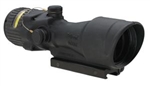 TRIJICON ACOG 6x48mm Dual Illuminated Amber Chevron .308 Ballistic Reticle with TA75 Adapter